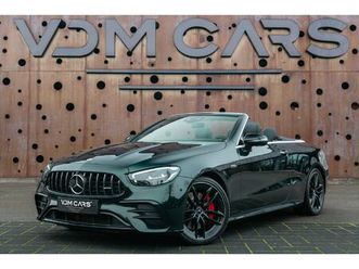 mercedes-benz e-klasse cabrio amg 53 4matic | dynamic plus | driver's package | night | 360 | burmester | sportuitlaat | smartphone integration |