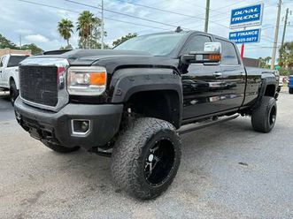 2015 gmc sierra 3500hd denali 6.6l duramax 4x4 - mint condition