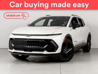 used 2024 chevrolet equinox ev rs w/ nav, heated front seats, rearview cam