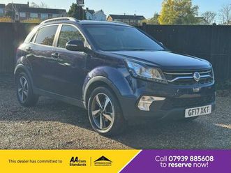 2017 ssangyong korando 2.2 korando elx 4x4 auto 4wd 5dr suv diesel automatic