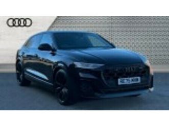 audi q8 audi q8 estate sq8 tfsi qtro 507 black ed 5dr tiptronic tech pro