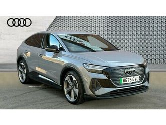 audi q4 audi q4 e-tron sportback 210kw 45 82kwh black edition 5dr auto