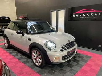 mini hatch r56 1.6i - 122 cv cooper pack chili + toit ouvrant + climatisation automatique + bluetooth
