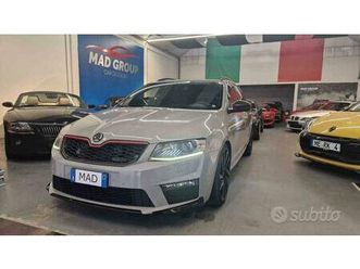 skoda octavia 2.0 tdi wagon rs grigio nardo! vir