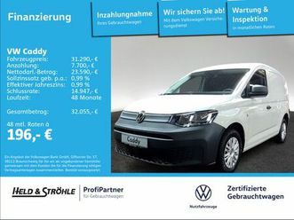 volkswagen caddy kasten 2.0 tdi ahk app klima flügeltüren