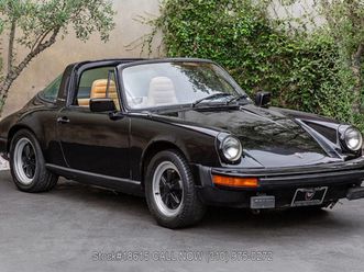 1981 porsche 911sc targa