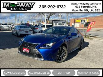 used 2016 lexus rc 350 rc 350 f sport heated & cooled seats blindspot
