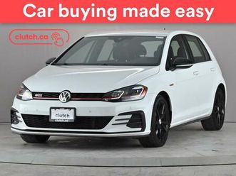 used 2019 volkswagen golf gti rabbit w/ apple carplay, heated front seats, rearview cam