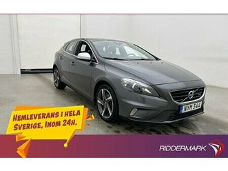 volvo v40 d3 r-design pano värmare dragkrok navi