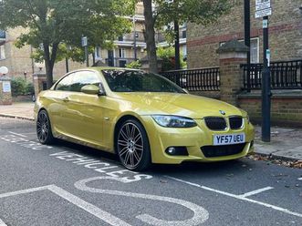 bmw 335i convertible, 2007, phoenix yellow (bmw individual), automatic, petrol