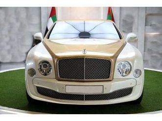 bentley mulsanne twin turbocharged 6.75l v8 agency serviced no accident