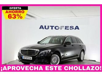 mercedes-benz clase c d touring 160cv auto 5p s/s # navy, faros led
