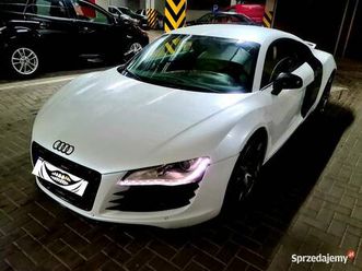 audi r8 4.2 v8/ r-tronic/ 4x4/biala perla/ zamiana wasilków - sprzedajemy.pl