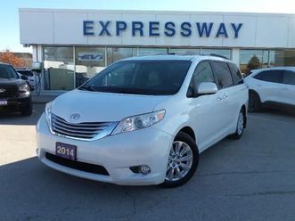 2014 toyota sienna xle awd, xle- 7-passenger, leather, moonroof,