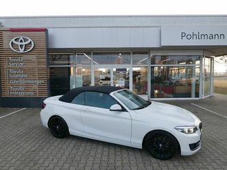bmw 218-i cabrio sport line at*led*sh*pdc*navi