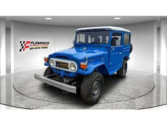 1977 toyota 40 series bleu manuel, 4 vitesses in états-un...