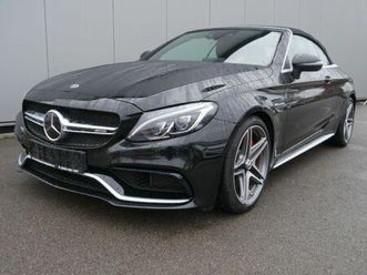 mercedes-benz c 63 s amg cabrio distr/sitzklima/burm/s-aga