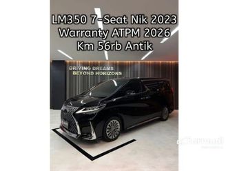 2023 lexus lm 350 3.5 7 seater mpv