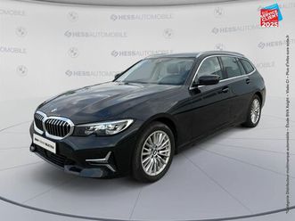 bmw serie 3 touring 320da mh 190ch luxury sieges chauf/cuir gps camera d'occasion - hess automobile