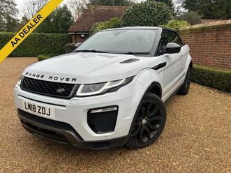 land rover range rover evoque 2.0 td4 hse dynamic convertible 2dr diesel auto 4wd euro 6 (start/stop)