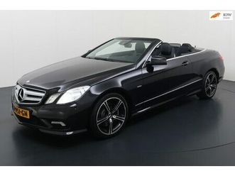 mercedes-benz e-klasse cabrio - e350 amg 350 amg pakket cgi elegance hoofdsteunverwarming, stoelverwarming