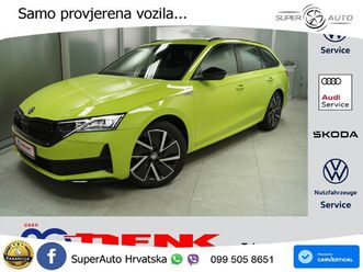 škoda octavia combi 1.5 tsi dsg sportline 150 ks, acc+kam+gr sjed+lane+virt