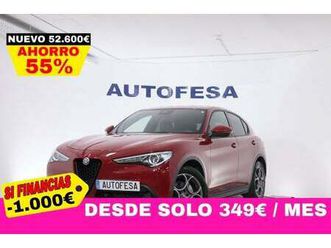 alfa romeo stelvio 2.2d sprint awd 190cv 5p # iva deducible, navy, parktronic