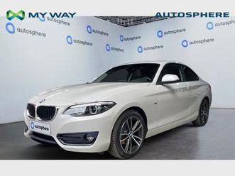 bmw série 2 coupé sportline*boite auto*gps*toit ouvrant*clim auto