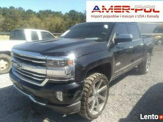 chevrolet silverado 2017, 5.3l, 4x4, lekko uszkodzony przód slubice