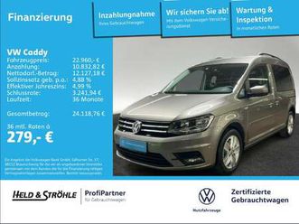 caddy comfortline 1.4 tsi dsg nav parklenk shz
