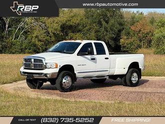 2005 dodge ram 3500 laramie quad cablb drw 5.9l 6spd immaculate
