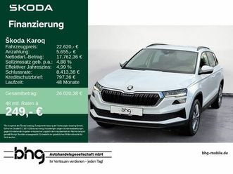 skoda karoq 2.0 tdi scr dsg clever ahk navi connect km