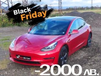 tesla model 3 black friday awd lr dual motor 4x4 fsd3 ≫ 2019 • 36 900 лв. • id