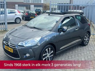 citroën ds3 cabrio - 1.2 vti so chic nl auto nap navi l cruise l led l pdc nieuwe d-riem l dealer oh l nieuwsta