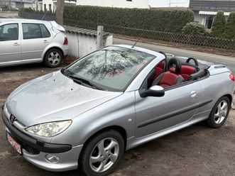 peugeot 206 cc platinum cabrio/ neue tüv