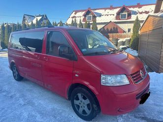 volkswagen caravelle 2.5 tdi 4motion 4x4 full opcja long nawiewy hak jordanów • olx.pl