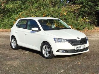 2018 skoda fabia 1.0 mpi se l