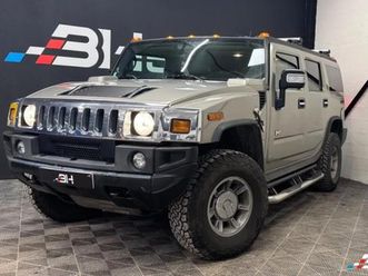 hummer h2 6.0 320 4wd bva / suivi complet / full option