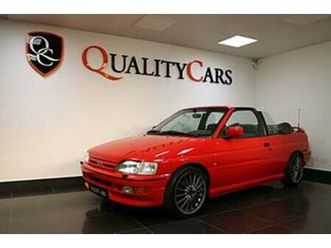 ford escort cabriolet 1.6 i svensksåld manuell fint skick