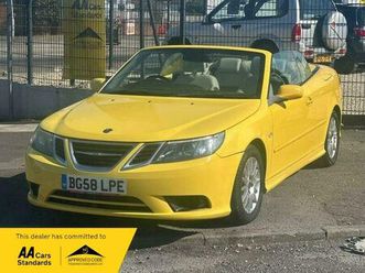 2008 saab 9-3 1.9td linear se (150ps) convertible 2d