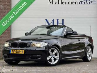 1-serie cabrio 125i 218pk high executive leder sto