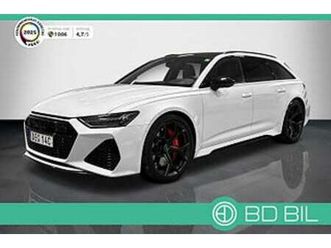 audi rs6 performance 630hk / pano / cognac / drc / se spec