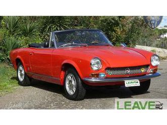 1971 fiat 124 spider rouge manuel, 5 vitesses conduite à...