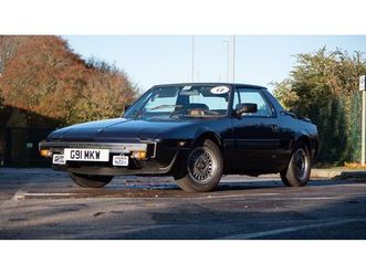 1990 fiat x1/9 bleu manuel, 5 vitesses conduite à droite...