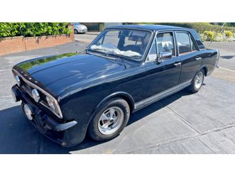 1970 ford cortina noir manuel, 4 vitesses conduite à droi...