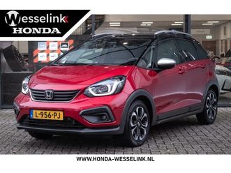 honda jazz - 1.5 e:hev crosstar automaat - fietsendragerhaak | two tone | magic seats | dealer ond. | 1