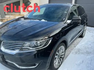2016 lincoln mkx reserve awd w/ heated front seats, rearview cam