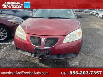 2008 pontiac g6 4dr sdn 1sv value leader