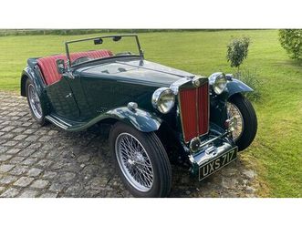 1947 mg t-type vert foncé manuel, 4 vitesses conduite à d...