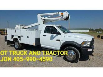 2012 dodge ram 4500 40ft cable telcom fiber bucket truck 6.7l diesel